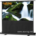 160x100cm pull down floor rising projection screen